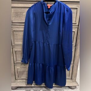 3/$25 Mix & Match - Joe Fresh Royal Blue Long Sleeve Dress, Small